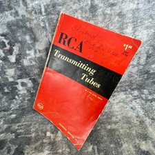 RCA Transmitting Tubes Technical Manual TT-5 1962 Ham Radio Vacuum Tube Book