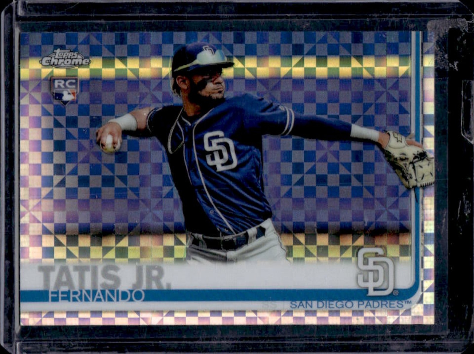 2019 Topps Chrome Fernando Tatis Jr. RC X-Fractor Rookie #203 Padres