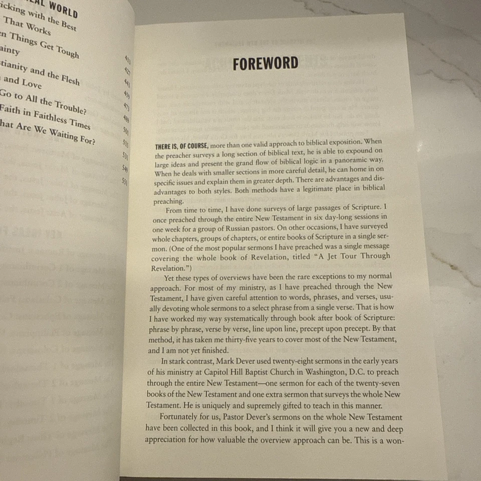 The Message of the New Testament: Promises Kept - Hardcover By Mark Dever - GOOD - Image 4 of 4