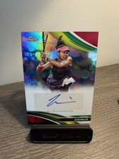 2025 Topps Chrome Tennis - Naomi Osaka - RED Refractor Auto #4/5 - #CA-NOA