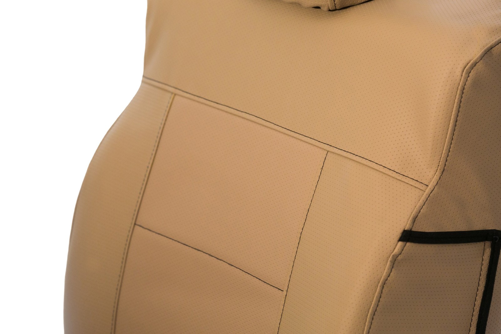 For Kia Sorento 21 Saddleman Leatherette 2nd Row Tan Custom Seat Covers