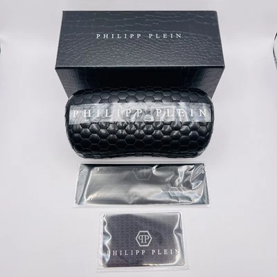 Philipp Plein Etui Brillenetui Brillen Sonnenbrillen M schwarz Hartschale NEU - Bild 1 von 4