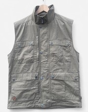 Fjällräven G-1000 Herren Reporter Weste Beige Utility Chore Gilet - Medium
