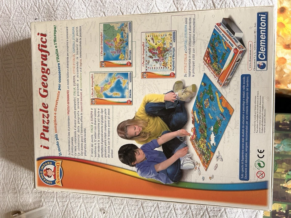 Puzzle Carta Geografica Europa Clementoni - Immagine 3 di 3