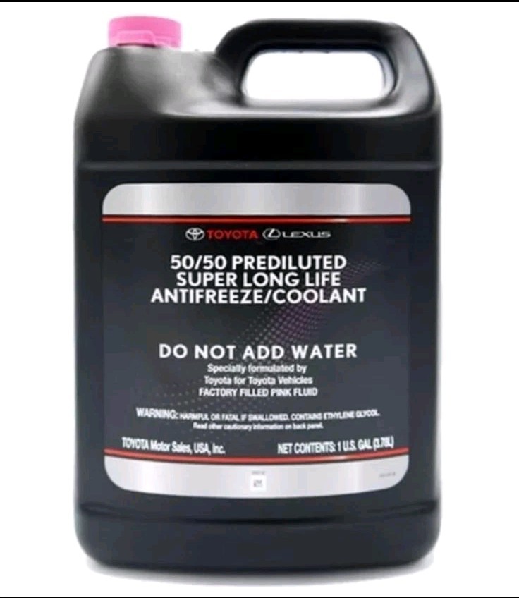 Toyota Coolant Pink Lexus Scion Super Long Life Antifreeze Gallon
