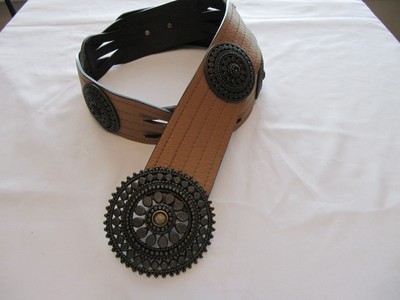 Unique Boho Hippie Wide Adjustable Belt Chico main image 3