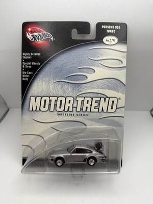 1/64 HOT WHEELS 100% MOTOR TREND SILVER PORSCHE 930 TURBO
