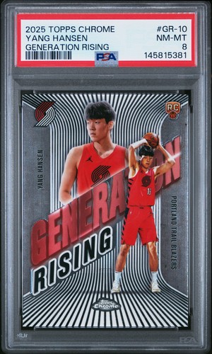 2025 Topps Chrome Yang Hansen Base (RAW)