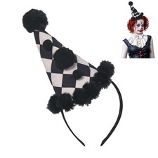 Halloween Payaso Sombrero Diadema Bufón Prendas para la cabeza Carnaval Bufón Sombrero Fascinador