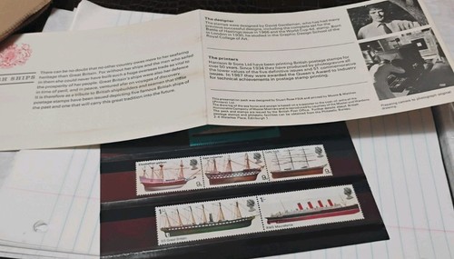 GB Stamps 1969 British Ships Presentation Pack Near MINT - Picture 5 of 6