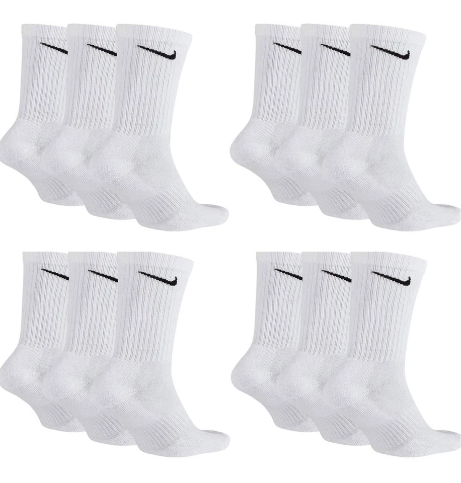 Nike Everyday Socken, 12 Paare, Weiß, Größe L 42-46, Herren - Bild 2 von 2