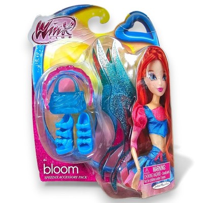 Jakks Pacific Winx Club Doll Bloom Speedix Accessory Pack Purse Wings Shoes NEW