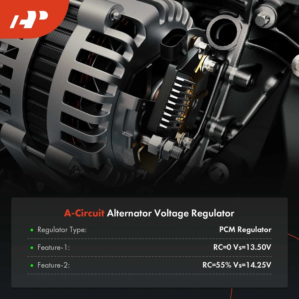 Регулятор напряжения генератора переменного тока премиум-класса A для Ford F-150 Mustang Lincoln Navigator - Изображение 2 из 4