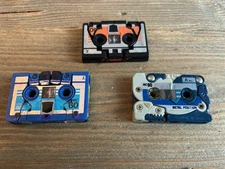 Vintage '84-'86 Takara G1 Transformers Cassettes Frenzy, Overkill, Buzzsaw