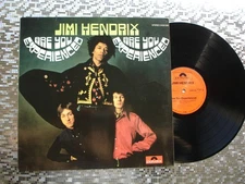 Jimi Hendrix ~ Are You Experienced ~ Vintage GERMAN IMPORT LP  Polydor 2459 390