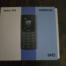 NOKIA 105 2023 Edition Dual Sim Feature Phone  Charcoal Black Unlocked * DEAL *