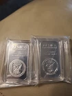 ampex 1 oz silver bar ×2