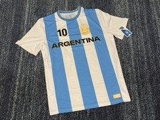 Argentina Lionel Messi #10 Licensed AFAOfficial Soccer Jersey WORLD CUP 26 Small