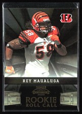 2009 Playoff Contenders #7 Rey Maualuga Rookie Roll Call Gold #/100