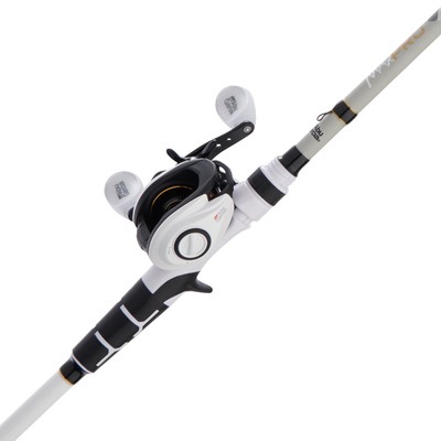 Max Pro Baitcast Fishing Combo 7' Medium Heavy Rod Left Handed Reel