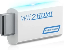 Wii to HDMI Adapter Converter 1080P HDMI Output Wii Connector with 3.5Mm Audio