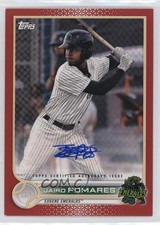 2022 Topps Pro Debut Red Auto 5/10 Jairo Pomares #PD-134 Auto fm0