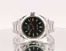 Rolex Milguass 40mm Stainless Steel Black Dial Ref. 116400GV 2015 Box & Papers
