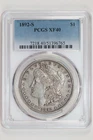 1892-S MORGAN DOLLAR PCGS XF40 ORIGINAL PQ!