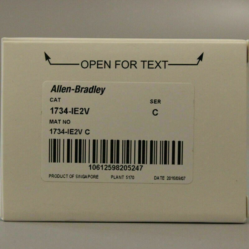 New Allen-Bradley 1734-IE2V 2 Point Analog PLC Input Module 1734IE2V US Free Tax