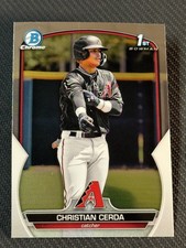 2023 Bowman Chrome 1st PROSPECT ROOKIE Christian Cerda, item 1