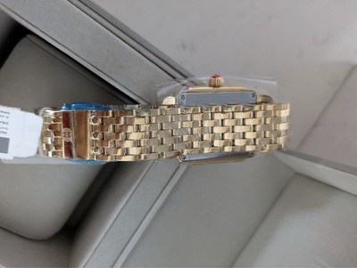 NEW MICHELE watch bracelet 16mm Deco II 7-Link - Gold  display picture 2