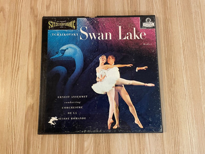 Ansermet Swan Lake London Blue Back 2 LP Set CSA 2204 FFSS 1E/2D Play Tested VG+