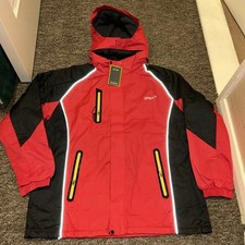 GELERT SHERPER MENS WIND RESISTANT FULL ZIP SOFT SHELL JACKET HOOD SIZE M BNWT