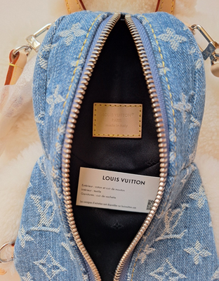 NEW Louis Vuitton Vivienne Backpack LV Ski 2025 Denim Shearling