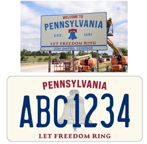 Pennsylvania “Let Freedom Ring” 3” turismo recuerdo viaje calcomanía PA EE. UU. - Imagen 2 de 2