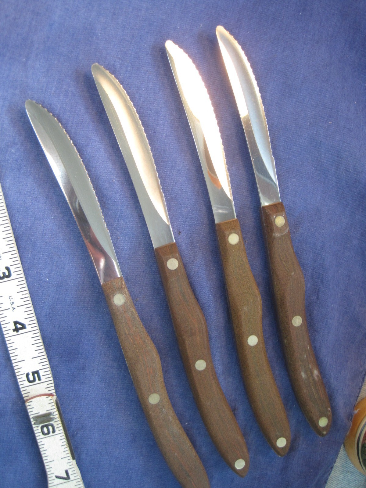 LOT 4 Vintage CUTCO USA Set Serrated Steak Kitchen Knives 1059 c60 eBay