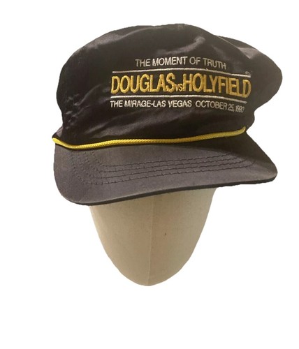 Vintage 1990 Buster Douglas vs Evander Holyfield Boxing Baseball Strapback Hat