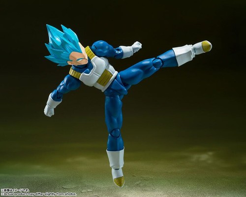 Bandai S.H.Figuarts Dragon Ball Super Saiyan God Vegeta Unwavering Saiyan Pride - Picture 3 of 6