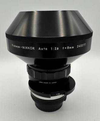 NIKON NIKKOR 8mm FISHEYE with case, in very good condition