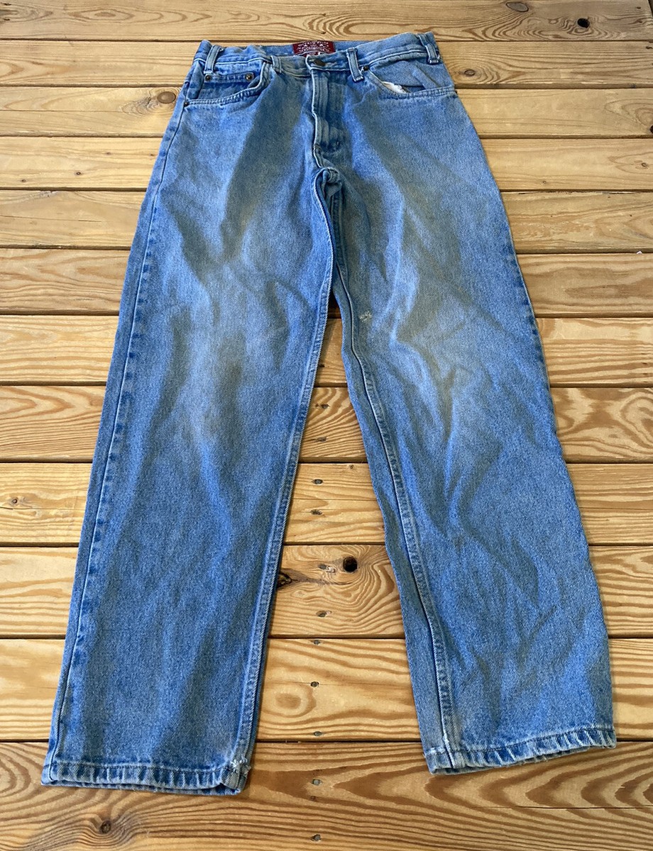 レッグウェア TEN RIDERS DENIM 34 BLUE Vintage Outback Rider Men's Straight Leg Jeans size 28x29