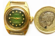 Vintage CHAIKA Ladies Mechanical Wristwatch Gold-Plated