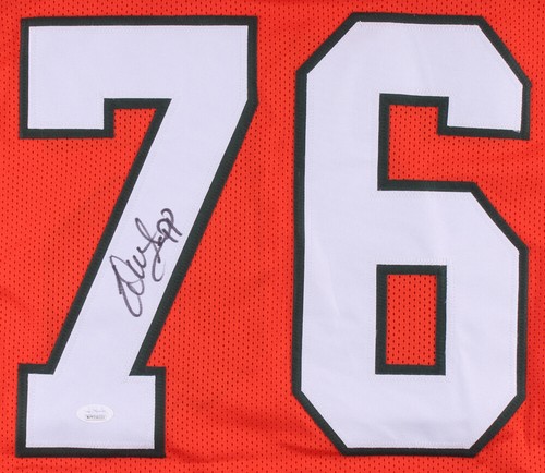 Warren Sapp Signed Miami Hurricanes Jersey (JSA COA) Buccaneers 7xPro Bowl D.T - Picture 2 of 7