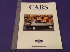 Ford Cars Range Brochure April - June 1989 - UK Issue FA221/138 - Orion 1600E