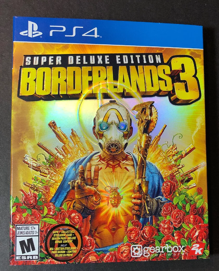  Borderlands 3 - Super Deluxe Edition (PS4) (PS4) : Video Games