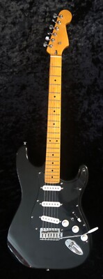 David Gilmour-Black Strat-style Guitar/Pink Floyd * W/ CUSTOM SHOP DECAL*