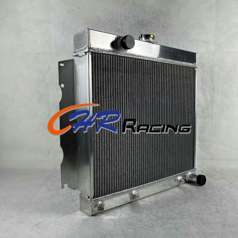 Radiador de aluminio + ventilador para Dodge Charger Coronet Station 1965-1969/Plymouth Fury Foto 4 de 4