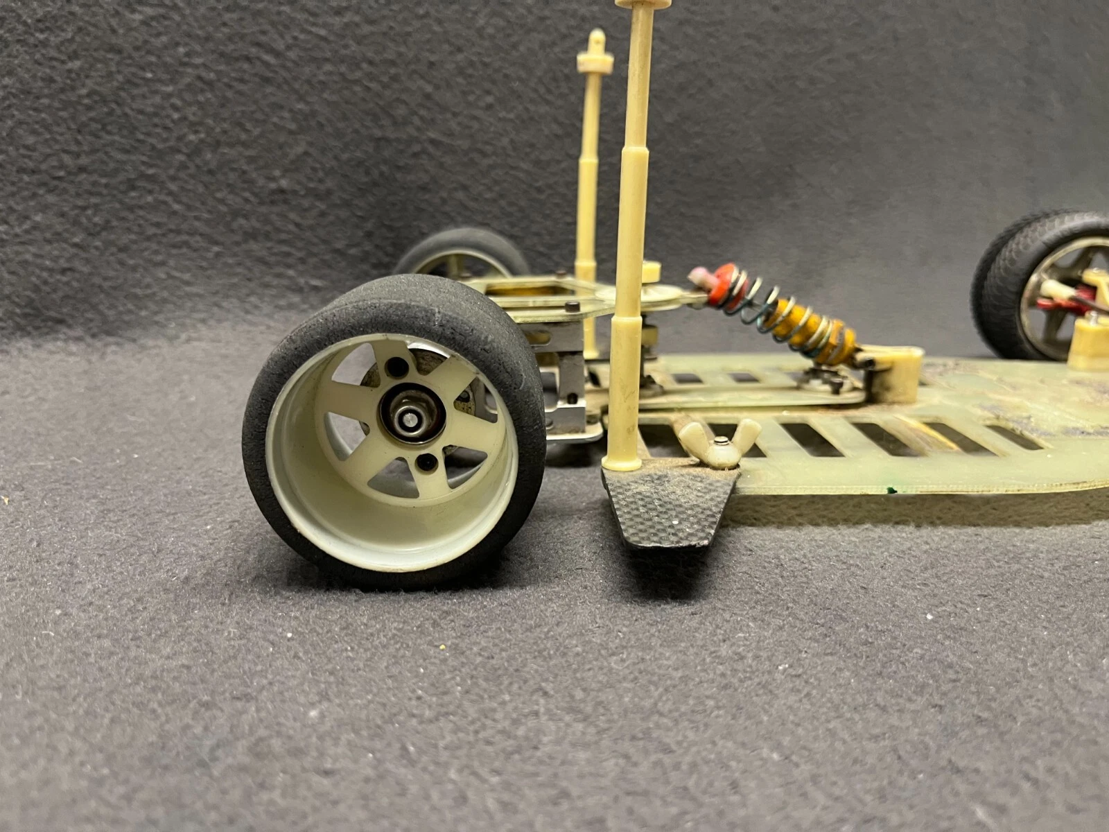  oval carro rc10l pan 1/10 fibra de vidro vintage equipe rolo associado 
