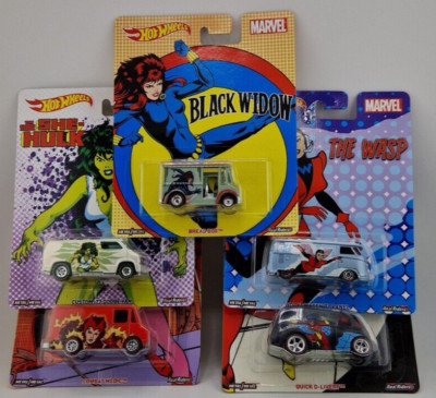 Hot Wheels Premium - Marvel Women - Complete Full Set Bundle - MISB