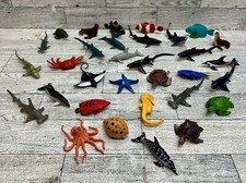 Safari ltd Sea Life Marine Ocean Animals Sharks Fish Creatures Toys Lot of 32