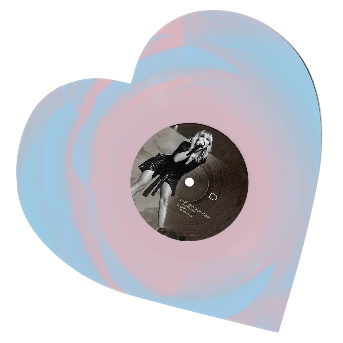 Taylor Swift - Lover ( Live From Paris ) Heart Shaped Vinyl 2025